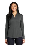 sport-tek lst357 ladies posicharge ® competitor ™ 1/4-zip pullover Front Thumbnail