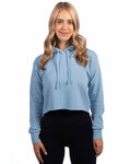 Next Level 9384 Ladies' Cropped Pullover Hooded Sweatshirt Front Thumbnail