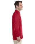 jerzees 437ml adult 5.6 oz. spotshield™ long-sleeve jersey polo Side Thumbnail