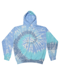 Tie-Dye CD877 Adult Tie-Dyed Pullover Hooded Sweatshirt Front Thumbnail