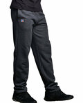 russell athletic 82ansm 80/20 open bottom sweatpant Side Thumbnail