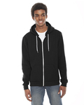 american apparel f497 usa collection flex fleece zip hoodie Front Thumbnail