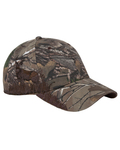 dri duck di3282 deer mule camo structured mid-profile hat Front Thumbnail