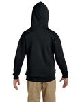 jerzees 996y youth nublend ® pullover hooded sweatshirt Back Thumbnail