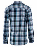 Burnside B8220 Men's Perfect Flannel Work Shirt Back Thumbnail