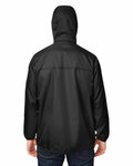 team 365 tt77 adult zone protect packable anorak jacket Back Thumbnail