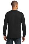 port & company pc61lst tall long sleeve essential tee Back Thumbnail