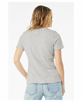 bella + canvas 6405 ladies' relaxed jersey v-neck t-shirt Back Thumbnail