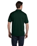 Hanes 054 Adult 50/50 EcoSmart® Jersey Knit Polo Back Thumbnail