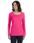 anvil 399 ladies' featherweight long-sleeve scoop t-shirt Front Thumbnail