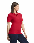 gildan 64800l ladies' softstyle double pique polo Side Thumbnail