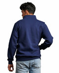 russell athletic 1z4hbm dri-power® fleece 1/4 zip pullover Back Thumbnail