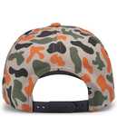 Pacific Headwear P685 DUCK CAMO 5-PANEL TRUCKER CAP Back Thumbnail