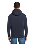 lane seven ls14003 unisex premium full-zip hooded sweatshirt Back Thumbnail