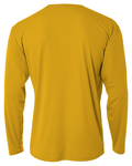 A4 NB3165 Youth Long Sleeve Cooling Performance Crew Shirt Back Thumbnail