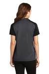 Sport-Tek LST652 Ladies Colorblock Micropique Sport-Wick ® Polo Back Thumbnail