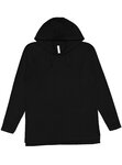 LAT 6917 Unisex Lng Slv Raglan Hood Tee Front Thumbnail