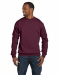 Hanes P1607 Unisex Ecosmart® 50/50 Crewneck Sweatshirt Front Thumbnail