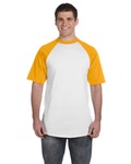 Augusta Sportswear 423 Baseball Short Sleeve Tee 2.0 Front Thumbnail