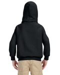gildan g185b youth heavy blend™ 8 oz., 50/50 hooded sweatshirt Back Thumbnail