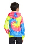 port & company pc146y youth tie-dye pullover hooded sweatshirt Back Thumbnail