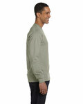 hanes 5186 beefy-t ® - 100% cotton long sleeve t-shirt Side Thumbnail