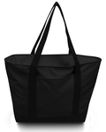 liberty bags 7006 bay view giant zipper beach tote Front Thumbnail