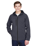 north end 88166 men's prospect two-layer fleece bonded soft shell hooded jacket Front Thumbnail