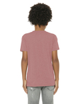 Bella + Canvas 3413Y Youth Triblend Short-Sleeve T-Shirt Back Thumbnail