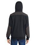 dri duck 7340 men's mission fleece pro full-zip Back Thumbnail