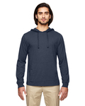 econscious ec1085 unisex eco blend long-sleeve pullover hooded t-shirt Back Thumbnail