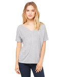 Bella + Canvas 8815 Ladies' Slouchy V-Neck T-Shirt Back Thumbnail