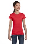 LAT 2616 Girls' Fine Jersey T-Shirt Front Thumbnail