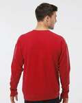 Tultex T340 Fleece Crewneck Sweatshirt Back Thumbnail