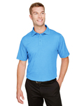 Devon & Jones DG22 CrownLux Performance™ Men's Address Melange Polo Front Thumbnail