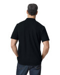 gildan 64800 men's softstyle double pique polo Back Thumbnail