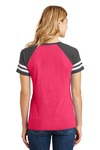 district dm476 women's game v-neck tee Back Thumbnail