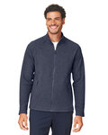 North End NE727 Men's Spirit Textured Full-Zip Front Thumbnail