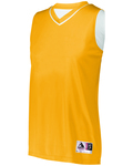 Augusta Sportswear 154 Ladies' Reversible Two-Color Sleeveless Jersey Front Thumbnail