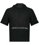Russell Athletic R24TFM Legend Short Sleeve Tech Fleece Hoodie Front Thumbnail