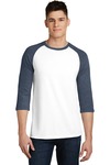 district dt6210 very important tee ® 3/4-sleeve raglan Front Thumbnail
