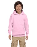 Hanes P473 Youth 7.8 oz. EcoSmart® 50/50 Pullover Hooded Sweatshirt Side Thumbnail