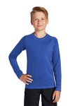 Sport-Tek YST470LS Youth Long Sleeve Rashguard Tee Front Thumbnail
