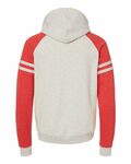 Jerzees 97CR | NuBlend Varsity Color-Block Hooded Sweatshirt | ShirtSpace