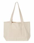 q-tees q125800 20l small deluxe tote Front Thumbnail