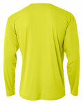 A4 NB3165 Youth Long Sleeve Cooling Performance Crew Shirt Back Thumbnail