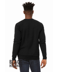 Bella + Canvas 3901 Unisex Sponge Fleece Crewneck Sweatshirt Back Thumbnail