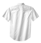 port authority s500t short sleeve twill shirt Back Thumbnail