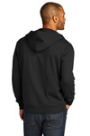 district dt8102 re-fleece ™ full-zip hoodie Back Thumbnail