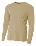 A4 NB3165 Youth Long Sleeve Cooling Performance Crew Shirt Front Thumbnail